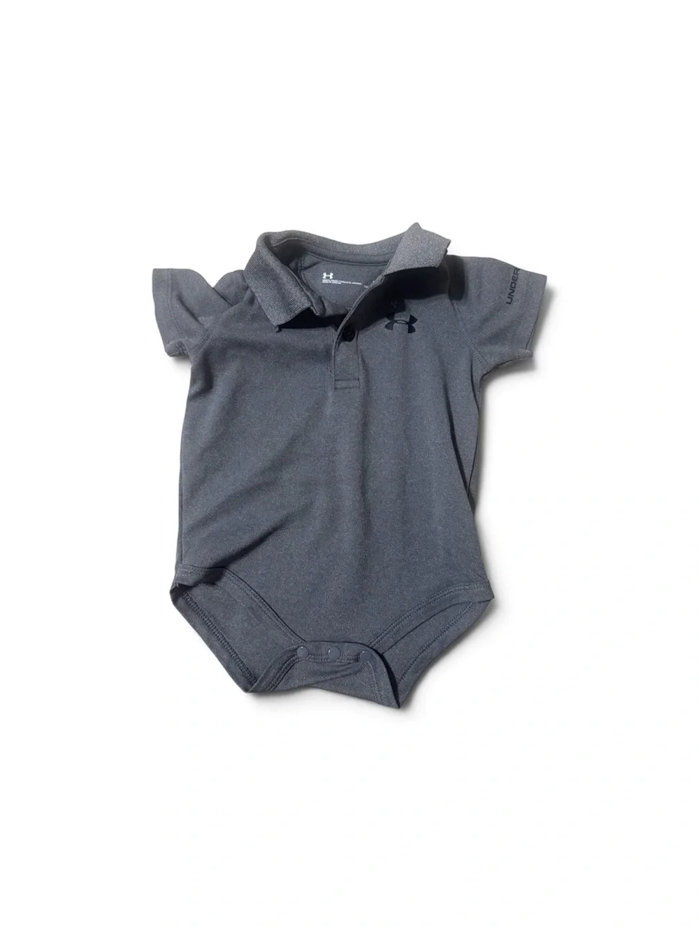 Under Armour Dark Gray Baby Polo Onesie